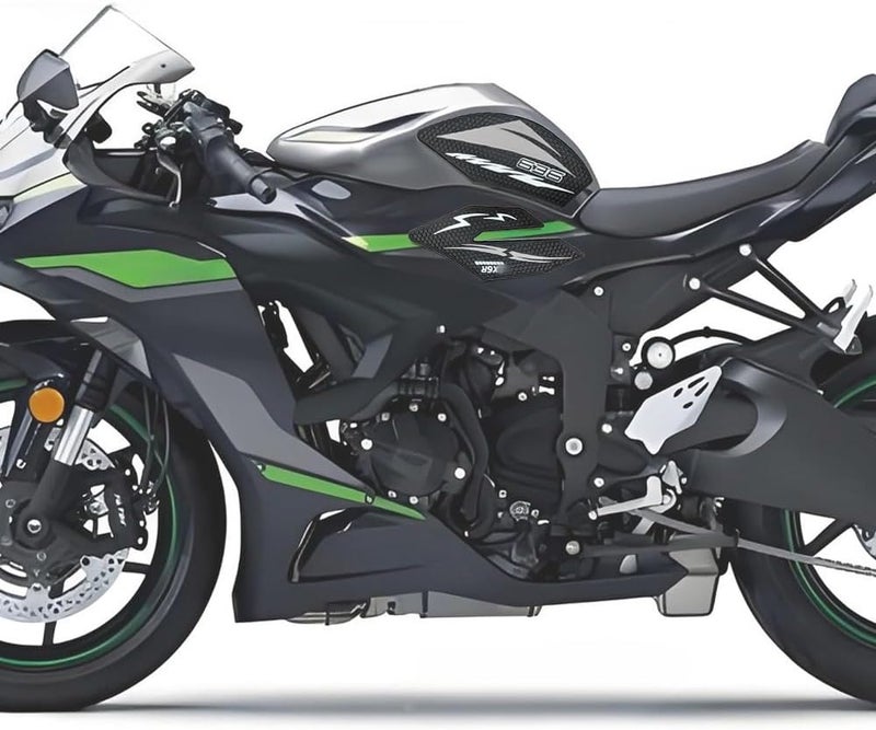 VORILES for Ninja ZX6R ZX 6R ZX-636 Ninja zx6r zx636 2013-2023 2024 2025 Side Decals Motorcycle Anti Slip Tank Pad Stickers ZX6R Accessories zx6r Tank pad Tank Grip Tank Stickers（Grey） - Image 3